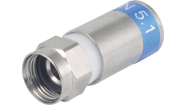 F-Kompressions-Stecker EMK 12 SAT Kabel-Durchmesser: 7mm