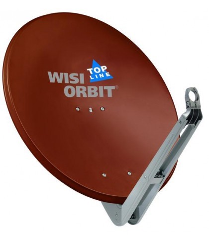 WISI OA85I Orbit Topline Parabol-Offsetantenne, 85 cm, rotbraun