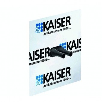 Kaiser 9059-47 Doppel-Leitungsmanschette Ø 8-11mm Luftdichtungsmanschette für Leitungen