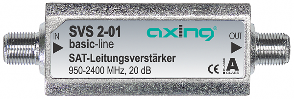 AXING SVS 2-01 SAT-Leitungsverstärker | 950…2400 MHz | 20 dB