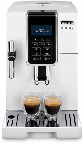 De'Longhi Kaffeevollautomat »Dinamica ECAM 350.35.W«, großer 1.8l Wassertank