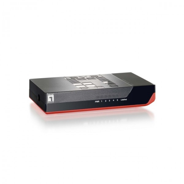 5-Port Gigabit Ethernet Deskto p Switch "Black Edition"