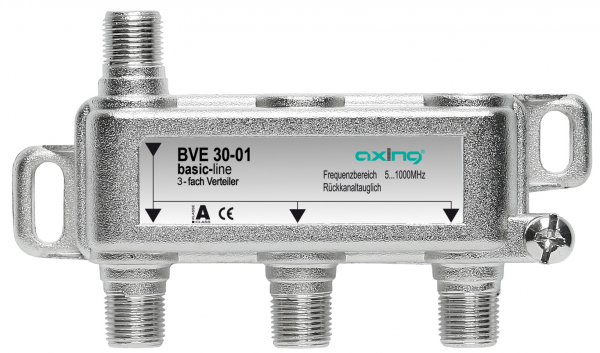AXING BVE 30-01 3-fach Verteiler | 5…1006 MHz