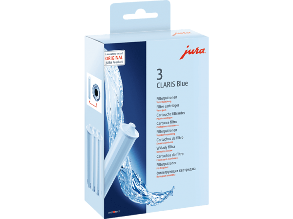 JURA Claris Blue 3er-Set Filterpatrone 71312 blau