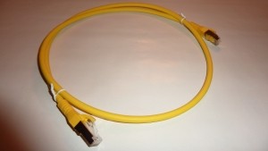 Patchkabel Cat.6A AWG 26 1.0 m gelb
