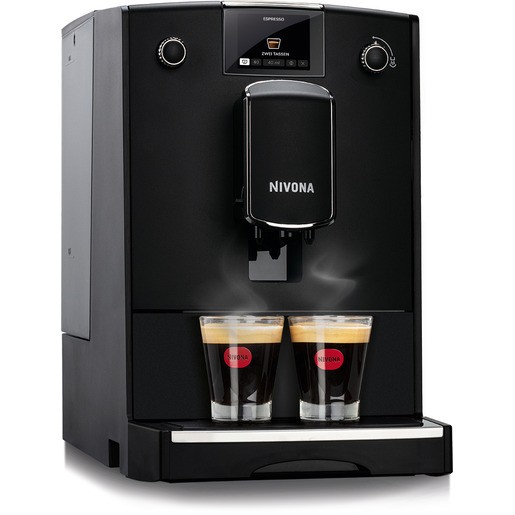 NICR 690, Kaffeevollautomat CafeRomatica 690 Matt schwarz / Chrom