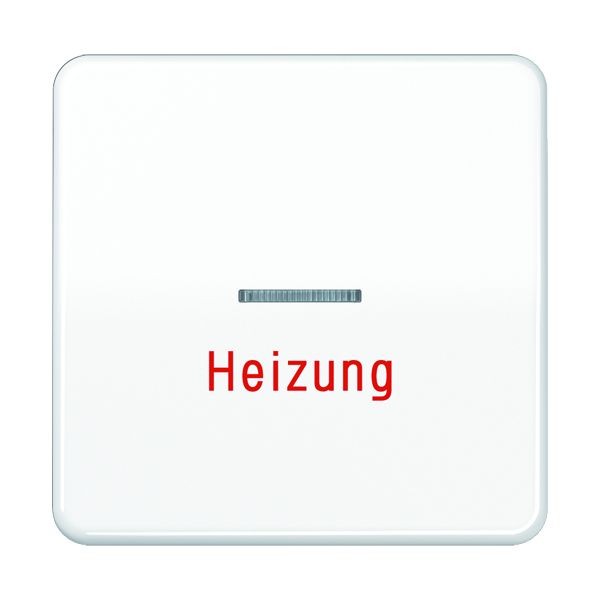 JUNG CD590HWW Wippe mit Aufschrift -Heizung- Alpinweiss