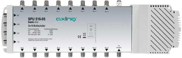 AXING SPU 516-05 Multischalter | 5 in 16 | basic-line