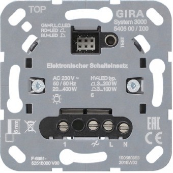 Gira 540500 Einsatz System 3000 Elektronischer Schalteinsatz